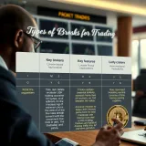 Visual comparison of different types of brokers highlighting key features and suitability for various investment goals