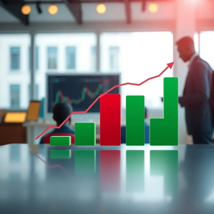 Graph showing growth in trading bonus benefits available on Deriv platform