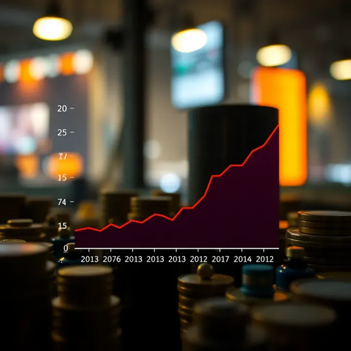 Graph showing Ethereum mining app usage growth among Nigerian smartphone users