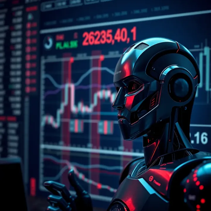 Diagram illustrating algorithmic operations in automated forex trading