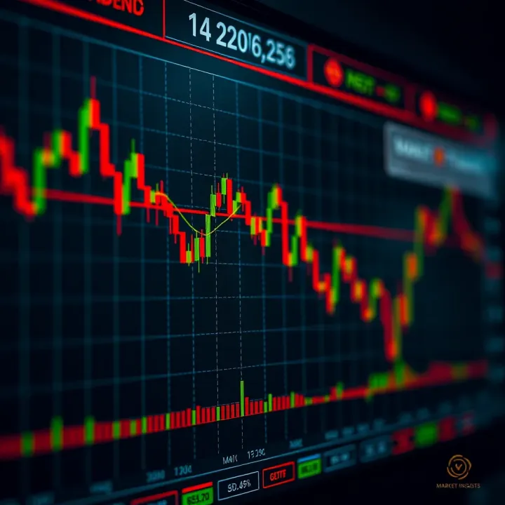 Chart displaying various key trading patterns including head and shoulders and double tops