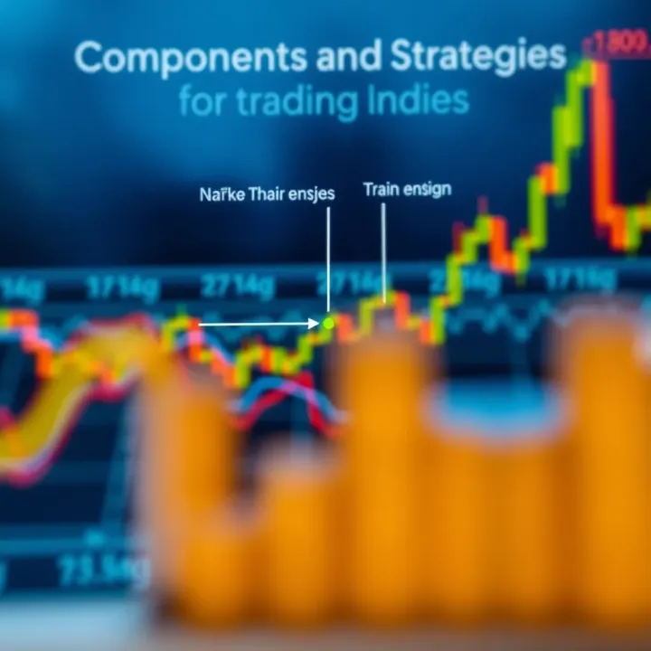 Diagram showing key components and strategies for trading indices in the Nigerian financial market