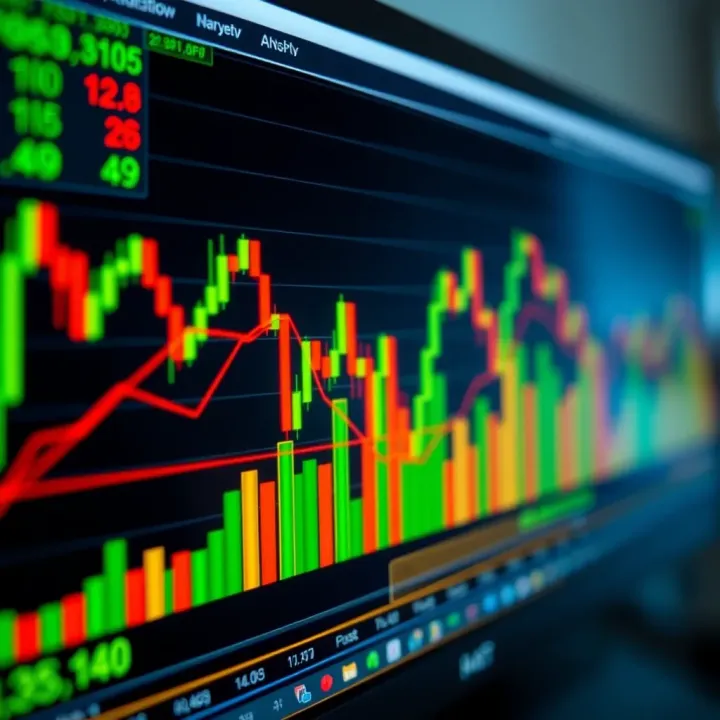 TradingView Chart Featuring Candlestick Patterns and Volume Indicators Interactive TradingView chart displaying various candlestick patterns and volume indicators for market analysis