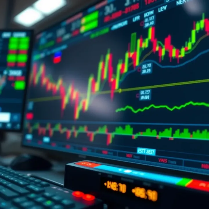 Technical analysis tools with indicators displayed for trading the Volatility 75 Index