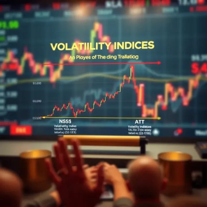 Diagram illustrating the role of volatility indices in risk management and trading strategies