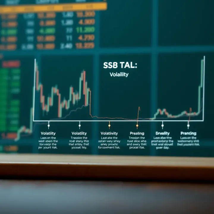 Diagram illustrating different types of volatility and their impact on investment risk