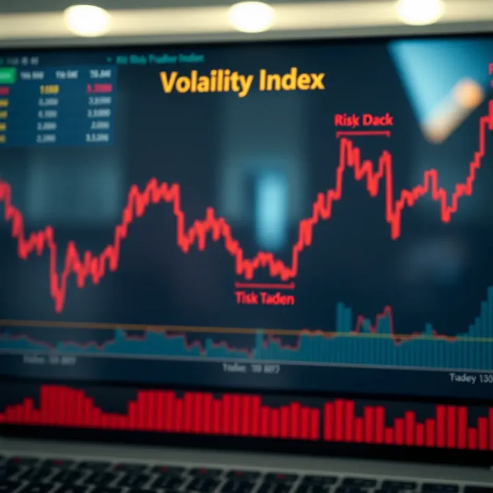 Influencing Factors and Risk Management in Volatility Index Trading Diagram depicting key factors influencing price movements and risk management strategies in trading