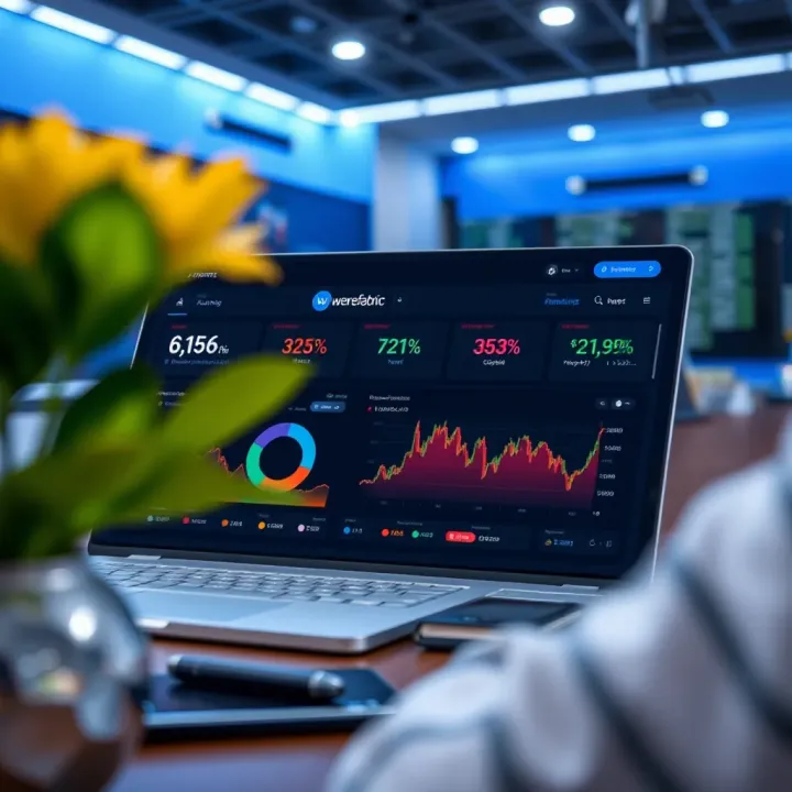 Dashboard showcasing key features and tools of wearefabric platform